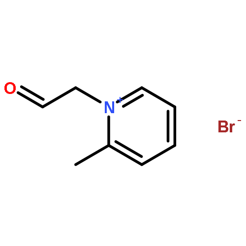 PYRIDINIUM, 2-METHYL-1-(2-OXOETHYL)-, BROMIDE