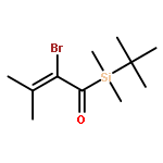 SILANE, (2-BROMO-3-METHYL-1-OXO-2-BUTENYL)(1,1-DIMETHYLETHYL)DIMETHYL-