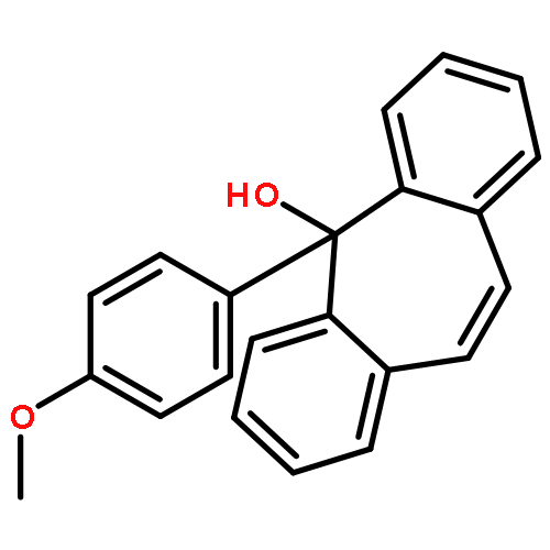 5H-Dibenzo[a,d]cyclohepten-5-ol, 5-(4-methoxyphenyl)-