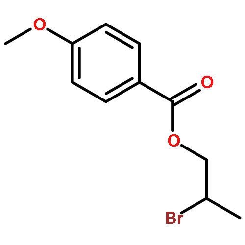 Benzoic acid, 4-methoxy-, 2-bromopropyl ester