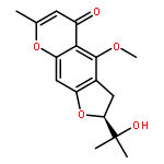 5H-Furo[3,2-g][1]benzopyran-5-one,2,3-dihydro-2-(1-hydroxy-1-methylethyl)-4-methoxy-7-methyl-, (2S)-