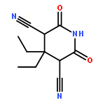 4,4-diethyl-2,6-dioxopiperidine-3,5-dicarbonitrile