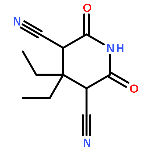 4,4-diethyl-2,6-dioxopiperidine-3,5-dicarbonitrile