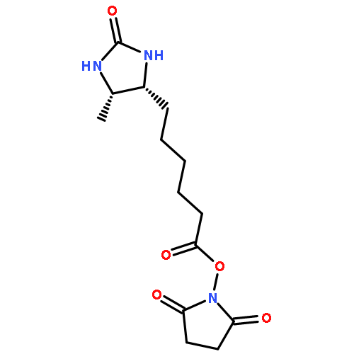 4-Imidazolidinehexanoicacid, 5-methyl-2-oxo-, 2,5-dioxo-1-pyrrolidinyl ester, (4R,5S)-