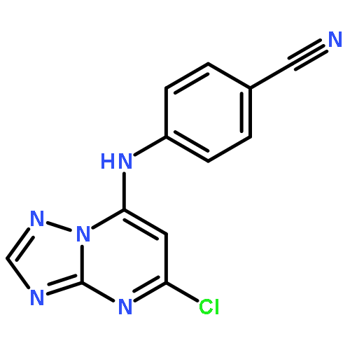 BENZONITRILE, 4-[(5-CHLORO[1,2,4]TRIAZOLO[1,5-A]PYRIMIDIN-7-YL)AMINO]-