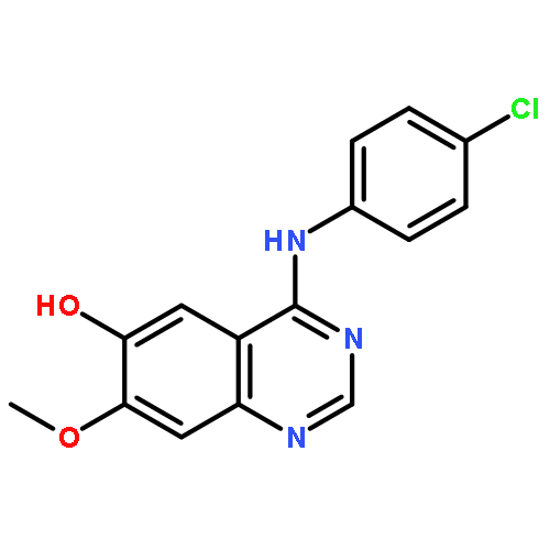 6-QUINAZOLINOL, 4-[(4-CHLOROPHENYL)AMINO]-7-METHOXY-