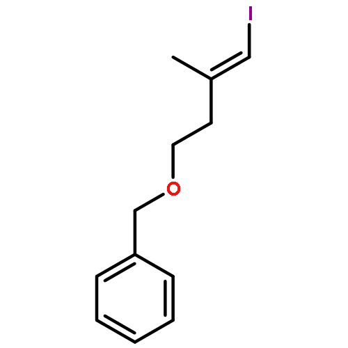 BENZENE, [[[(3E)-4-IODO-3-METHYL-3-BUTENYL]OXY]METHYL]-