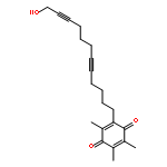 2-(12-Hydroxydodeca-5,10-diyn-1-yl)-3,5,6-trimethylcyclohexa-2,5-diene-1,4-dione