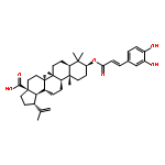 Lup-20(29)-en-28-oic acid,3-[[(2E)-3-(3,4-dihydroxyphenyl)-1-oxo-2-propen-1-yl]oxy]-, (3b)-