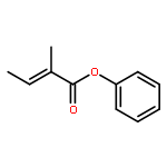 2-Butenoic acid, 2-methyl-, phenyl ester, (E)-