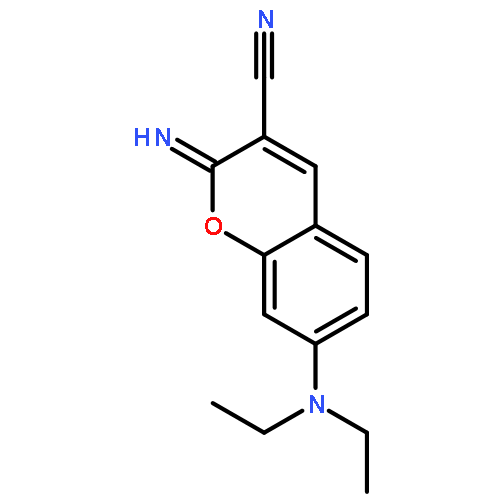 2H-1-BENZOPYRAN-3-CARBONITRILE, 7-(DIETHYLAMINO)-2-IMINO-