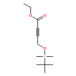 2-Butynoic acid, 4-[[(1,1-dimethylethyl)dimethylsilyl]oxy]-, ethyl ester