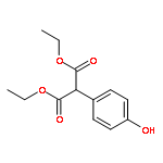 Propanedioic acid, (4-hydroxyphenyl)-, diethyl ester