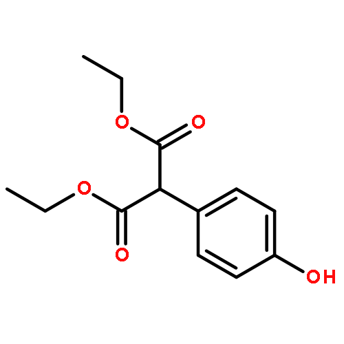 Propanedioic acid, (4-hydroxyphenyl)-, diethyl ester