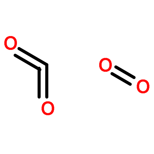 CARBON DIOXIDE mixed with OXYGEN			