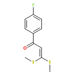 1-(4-fluorophenyl)-3,3-bis(methylsulfanyl)prop-2-en-1-one