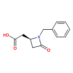 2-AZETIDINEACETIC ACID, 4-OXO-1-(PHENYLMETHYL)-, (S)-