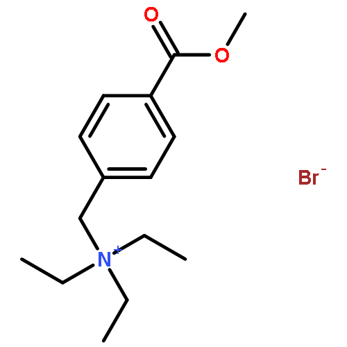 Benzenemethanaminium, N,N,N-triethyl-4-(methoxycarbonyl)-, bromide