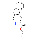 1H-Pyrido[3,4-b]indole-3-carboxylic acid, 2,3,4,9-tetrahydro-, ethylester, (S)-