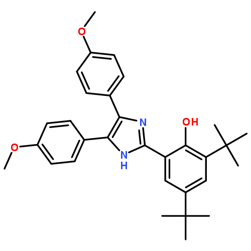 Phenol,2-[4,5-bis(4-methoxyphenyl)-1H-imidazol-2-yl]-4,6-bis(1,1-dimethylethyl)-