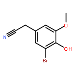 Benzeneacetonitrile, 3-bromo-4-hydroxy-5-methoxy-