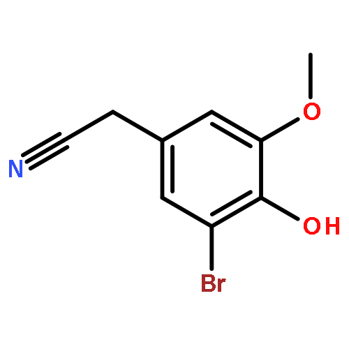 Benzeneacetonitrile, 3-bromo-4-hydroxy-5-methoxy-