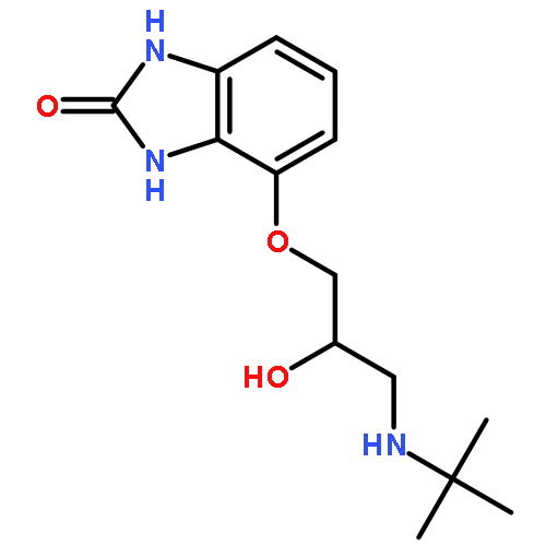 2H-Benzimidazol-2-one,4-[3-[(1,1-dimethylethyl)amino]-2-hydroxypropoxy]-1,3-dihydro-