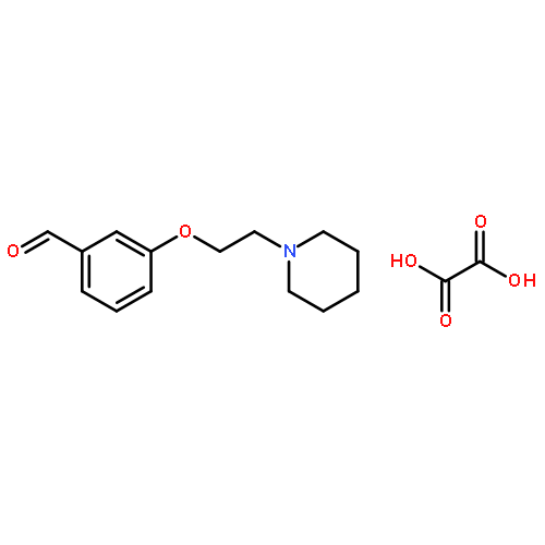 3-(2-(Piperidin-1-yl)ethoxy)benzaldehyde oxalate