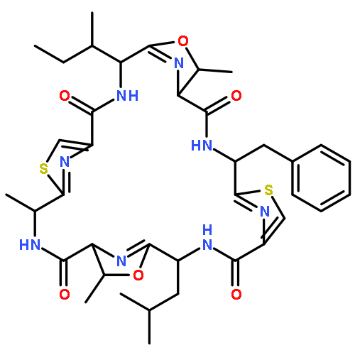 11-benzyl-4-(butan-2-yl)-7,21,25-trimethyl-18-(2-methylpropyl)-6,20-dioxa-13,27-dithia-3,10,17,24,29,30,31,32-octaazapentacyclo[24.2.1.1~5,8~.1~12,15~.1~19,22~]dotriaconta-1(28),5(32),12(31),14,19(30),26(29)-hexaene-2,9,16,23-tetrone