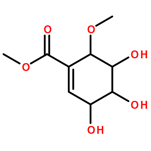 1-Cyclohexene-1-carboxylic acid, 3,4,5-trihydroxy-6-methoxy-, methyl ester, (3S,4S,5S,6S)- (9CI)