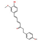 (4E,6E)-7-(4-hydroxy-3-methoxyphenyl)-1-(4-hydroxyphenyl)-4,6-heptadien-3-one