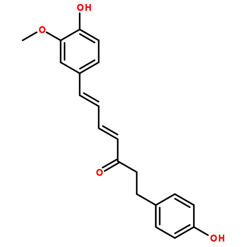 (4E,6E)-7-(4-hydroxy-3-methoxyphenyl)-1-(4-hydroxyphenyl)-4,6-heptadien-3-one