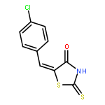 4-Thiazolidinone, 5-[(4-chlorophenyl)methylene]-2-thioxo-, (5Z)-