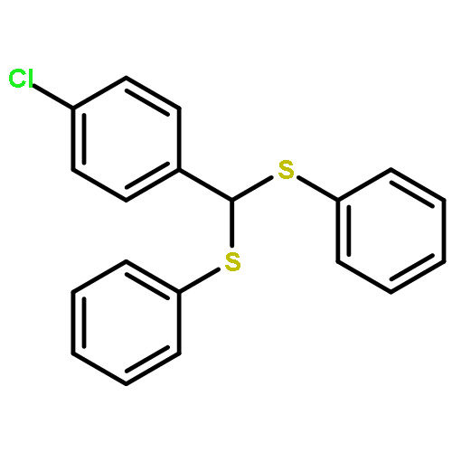 Benzene, 1-[bis(phenylthio)methyl]-4-chloro-