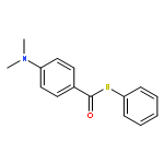 Benzenecarbothioic acid, 4-(dimethylamino)-, S-phenyl ester