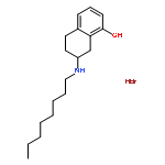 1-Naphthalenol, 5,6,7,8-tetrahydro-7-(octylamino)-, hydrobromide