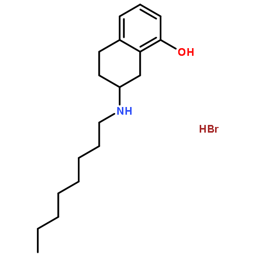 1-Naphthalenol, 5,6,7,8-tetrahydro-7-(octylamino)-, hydrobromide