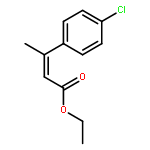 2-Butenoic acid, 3-(4-chlorophenyl)-, ethyl ester, (2E)-