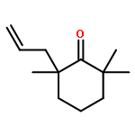 Cyclohexanone, 2,2,6-trimethyl-6-(2-propenyl)-, (6S)-