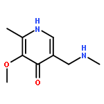 4(1H)-Pyridinone, 3-methoxy-2-methyl-5-[(methylamino)methyl]-