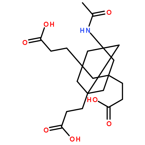 Tricyclo[3.3.1.13,7]decane-1,3,5-tripropanoic acid, 7-(acetylamino)-