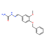 Hydrazinecarboxamide,2-[[3-methoxy-4-(phenylmethoxy)phenyl]methylene]-