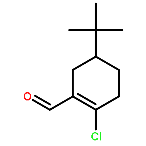 1-CYCLOHEXENE-1-CARBOXALDEHYDE, 2-CHLORO-5-(1,1-DIMETHYLETHYL)-