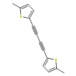 Thiophene, 2,2'-(1,3-butadiyne-1,4-diyl)bis[5-methyl-