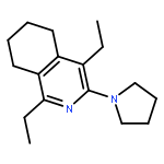 ISOQUINOLINE, 1,4-DIETHYL-5,6,7,8-TETRAHYDRO-3-(1-PYRROLIDINYL)-