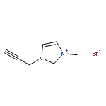 1H-Imidazolium, 1-methyl-3-(2-propynyl)-, bromide