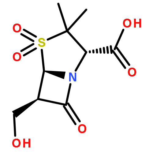 4-THIA-1-AZABICYCLO[3.2.0]HEPTANE-2-CARBOXYLIC ACID, 6-(HYDROXYMETHYL)-3,3-DIMETHYL-7-OXO-, 4,4-DIOXIDE, (2S,5R,6R)-