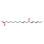 12-hydroxy-9Z,13E,15E-octadecatrienoic acid