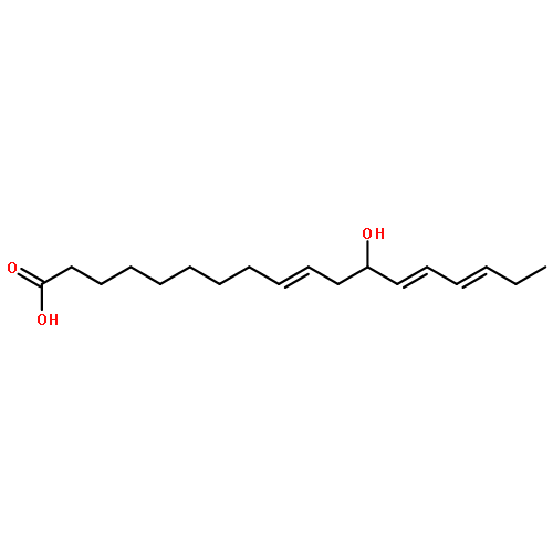 12-hydroxy-9Z,13E,15E-octadecatrienoic acid