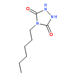 1,2,4-TRIAZOLIDINE-3,5-DIONE, 4-HEXYL-